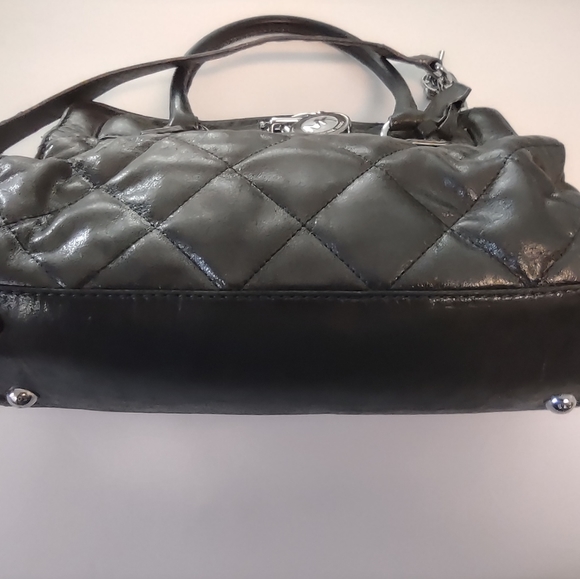 Michael Kors Metallic Gray Purse - Picture 4 of 10